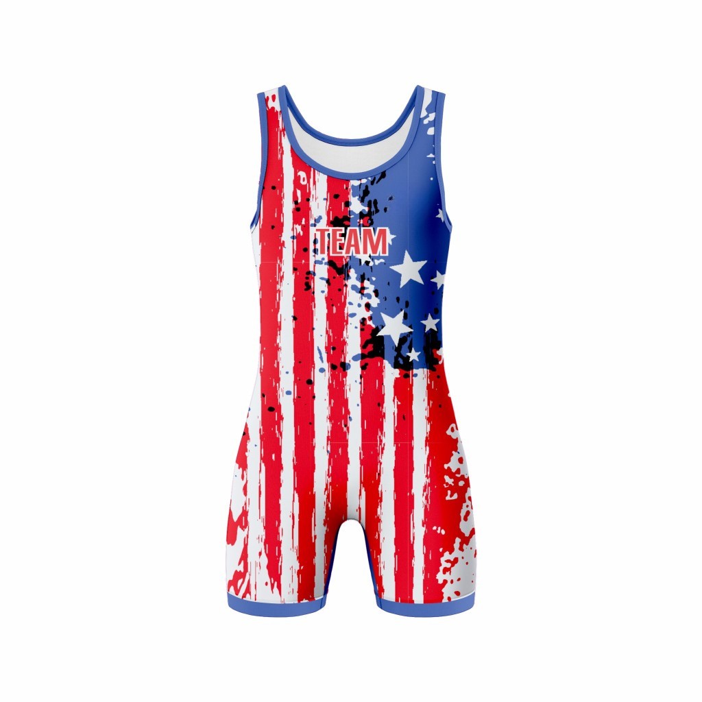 Custom USA Wrestling Uniform